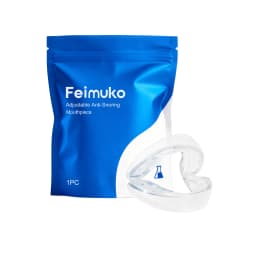 Feimuko Anti Snoring Mouth Guard Comfortable Sleep Teeth Grinding Mouthpiece Portable Travel Sleep Aid Device Smooth Fit Night