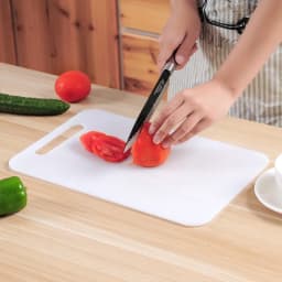 New Plastic Cutting Board,Chopping Board Fruit Vegetable Food Grade PE,Thickened,Mildew Proof,Kitchen Accessories,White