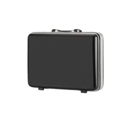 Aluminum Frame Hard Shell Business Laptop Briefcase - Anti-Theft Password Lock Portable Computer Bag for Travel