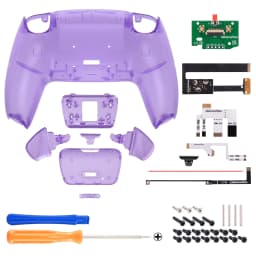 eXtremeRate Back Paddles Remappable Rise Remap Kit, Upgrade Board Back Shell Back Buttons for ps5 Controller BDM-010 & BDM-020