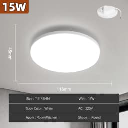 LED Ceiling Lamps Modern Ceil Light 18/30/40/72W Led 220V Ceiling Lights Round Living Room Bedroom Indoor Kitchen Lighting Lamp