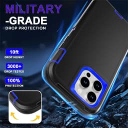 Hard PC TPU Stand Protector Phone Case For iPhone 18 17 16 Pro Max 15 14 Plus 13 12 Mini Air 16E Shockproof Armor Defender Cover