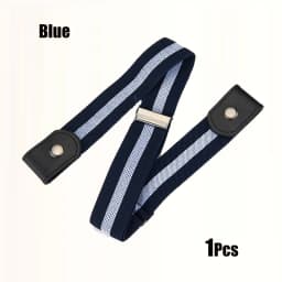 Newest Traceless Invisible Elastic Belt Women's Belts Jeans Pants Men's Elastic Belt Buckle-Free Adjustable Waist Belt No Buckle