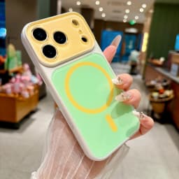 14 Colors Magnetic Case For iPhone 18 17 16 15 14 Pro Max For MagSafe Colorful Crystal Glitter Back Soft Bumper Cover Shockproof