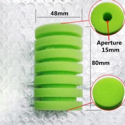 2Pcs Aquarium Filter Sponge Fish Tank Inflow Inlet Filter Foam Roll For Prevent Fish Shrimp Being Sucked Filter Barrel Tool