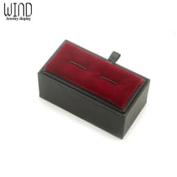 Black Paperboard & Velvet Cufflinks Tie Clips Box Quality Men's Cufflinks Jewelry Package Box Craft Badge Gift Box For Jewelry
