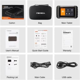 FOXWELL NT809 OBD2 Automotive Scanner Bi-directional Test EPB DPF 30+ Reset All System Car Diagnostic Scan Tool OBD2 Scanner