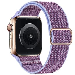 Nylon Strap for Apple Watch Band Ultra2-1 49mm 41mm 45 mm 38/42 Bohemian Elastic Bracelet iWatch Series 9 8 7 6 5 4 3 Se 40/44mm