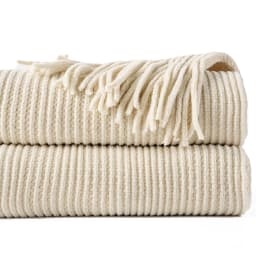 Battilo Chenille Knit Blankets with Tassels Caramel Plaid Throw Blanket for Bed Couch Decorative Sofa Blanket Bedroom Fall Decor