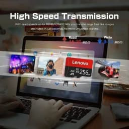 Lenovo A2 Micro TF SD Card Memory Card 64GB 128GB 256GB 512GB U3 V60 4K Full HD Flash Card for Switch Phone Computer Drone GoPro