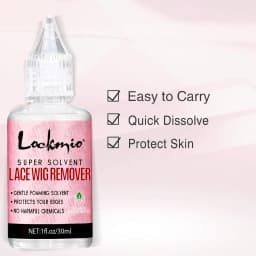Wig Glue Waterproof Adhesive Bonding Lace Toupee Front Closure and Glue Remover Travel Size Wigs Extension Products for Beginner