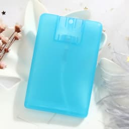 1Pcs 20ml Carded Perfume Dispenser Bottle Push Spray Empty Bottle Refillable Oral Portable Empty Bottle Toner Alcohol Essentials