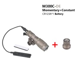 Tactical Surefire M300 M300B M300C Powerful Flashlight Tactical SF Mini Torch Scout LED Light with Dual Function Switch
