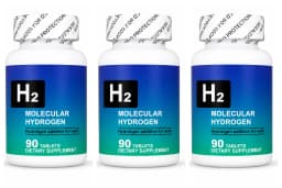 Molecular Hydrogen Tablets H2 Magnesium 80mg Antioxidant Energy Brain Health Unflavored Non GMO 90 Tablets Dietary Supplement