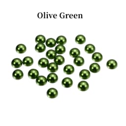 2/3/4/5/6/8/10/12/14 MM Acrylic Beads Pearl Imitation Half Round Flatback Colorful Bead For Jewelry Making DIY Accessories