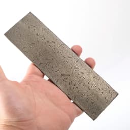 No-core Damascus Knife Blade Steel Plate Bar Knife Making Steel Billet Blanks HRC59, 13C26 VG10 Stainless Steel