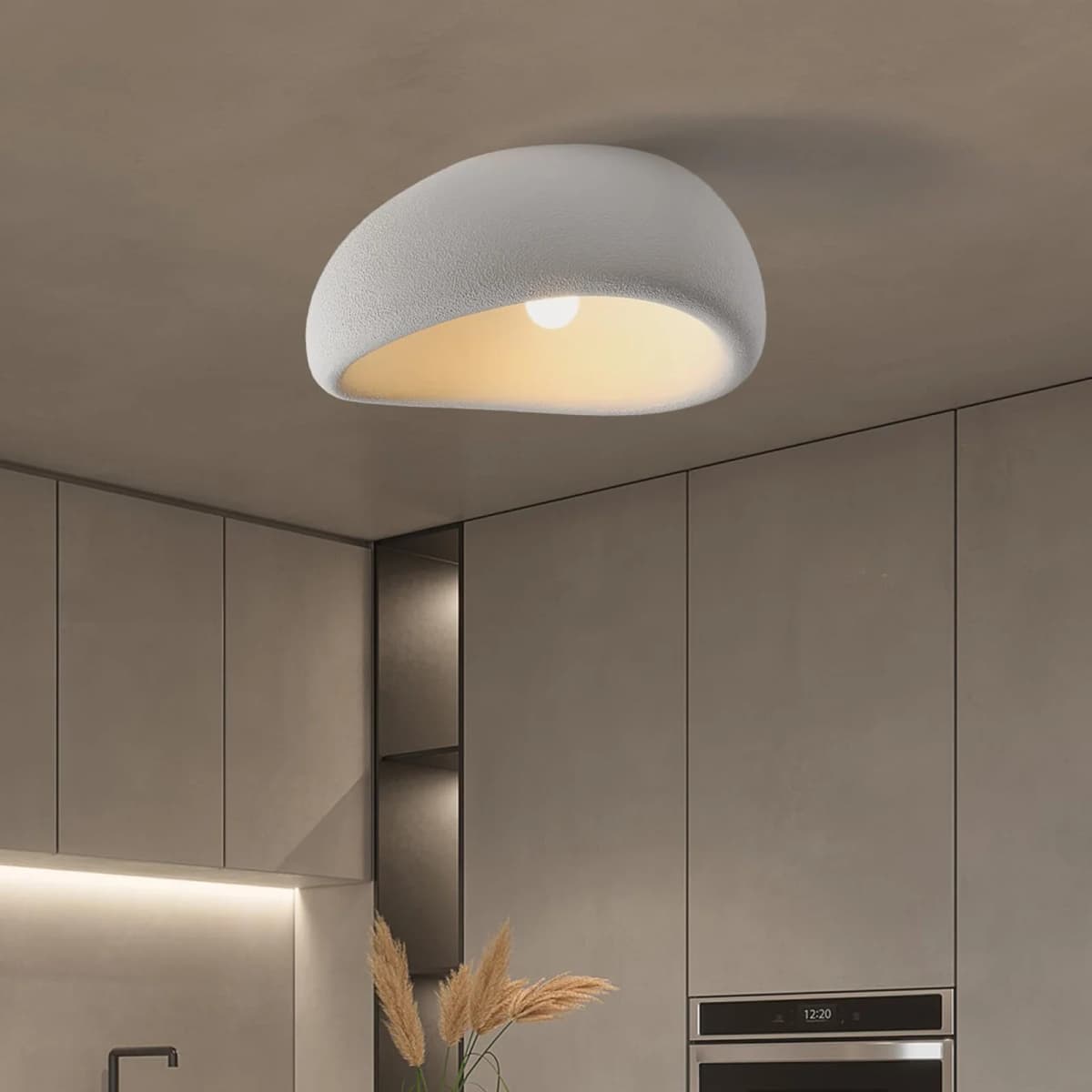 Nordic Wabi Sabi Ceiling Lamp Energy Saving Light LED Chandelier for Living Room Dining Room Bedroom Home Decor Lighting Fixture