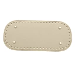 Oval Long Bottom For Knitted Bag Pu Leather Bags Accessories Handmade Bottom Solid Color Diy Crochet Bag Accessories 22*10cm