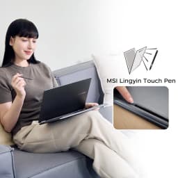 2026 MSI Prestige 14 Flip AI+ Laptop 14 Inch OLED FHD+ 60Hz IPS Screen Ultra X7-358H 32GB 1TB SSD Intel Graphics Notebook PC
