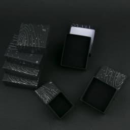 1PCS Multi Size Square Ribbon Jewelry Box With Ring Earring Necklace Bracelet Charm Jewelry Kraft Paper Gift Packaging Box Suppy