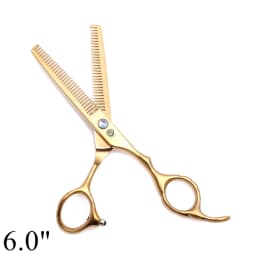 Hair Scissors Professional 5.5" 6" JP 440C Barber Scissors Double Side Teeth 10%-15% Thinning Rate Hair Thinning Scissors Z2001
