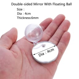 Acrylic Aquarium Betta Mirror Fish Tank Floating Round Mirror For Fish Betta Flowerhorn Cichlid Training 4cm/5cm/6cm/7cm/8cm/9cm