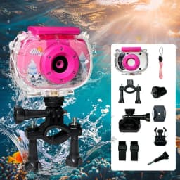 Kids Waterproof Camera 20MP Waterproof Underwater Digital Camera 1080P 10X Digital Zoom Screens Waterproof Digital Camera