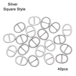 20/40Pcs 5mm/6mm Mini Ultra-small Tri-glide Belt Buckles for Doll Bags Metal Buckles DIY Doll Buttons Shoes Accessories