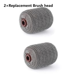 Electric Roller Grill Brush with LED Light Stainless Steel Bristle-Free BBQ Cleaner Brush Rechargeable Barbecue Cleaner Tools