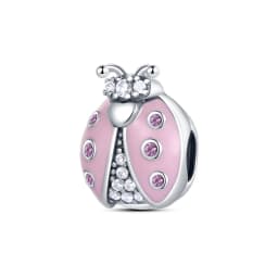 925 Sterling Silver Pink Series Charms Bow Tie Girl Cake Princess Beads Pendant Fit Original Bracelet DIY Jewelry Gift For Woman