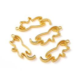 5pcs Cat Border Mold Resin Molds Silicone Geometric Hollow Metal Frame Bezel Epoxy Resin Molds Pendant For DIY Jewelry Making