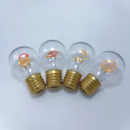 A70 Rechargeable Light Bulb Modeling Plasti Dimmable Creative Decorative Lamp Holiday Wedding Christmas Decor For Pendant Lamp
