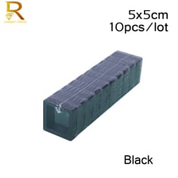 10pcs Set 3D Floating Display Case Stands Transparent Square Holder Pendant Necklace Bracelet Ring Coin Jewelry Pin Storage Box