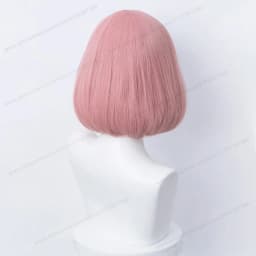 35cm Short Bob Cosplay Wig Golden Yellow Red Purple Black Blue Pink Women Bobo Hair Heat Resistant Hair Universal Anime Wigs