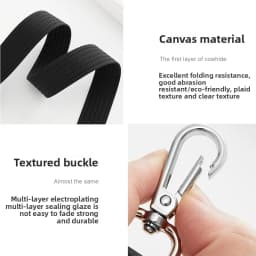 Canvas bag shoulder strap for Longchamp mini bag durable fashion Replacement Shoulder Strap bag modification bag accessories