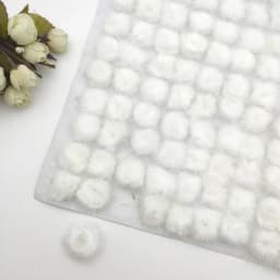 10pcs DIY Pompon 3cm Mink Pompoms Fur Balls for Sewing on Knitted Keychain Scarf Shoes Hats Fur Pom Pom DIY Crafts Accessories