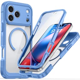 360° Fully Protected Double-sided Transparent Magnetic Case For iPhone 18 Pro Max 18Pro For MagSafe Wireless Charging Back Cover