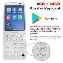 QIN F21 Pro Global Version Mini Smartphone Android11 Google 2.8 Inch Touch Screen 4G WiFi Bluetooth Physical Keypad Mobile Phone