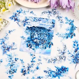 20/120 pcs Plants Flowers Leaf PET Sticker pack Scrapbooking Collage Junk Journal Planner Hand account Decor Stationery Stickers