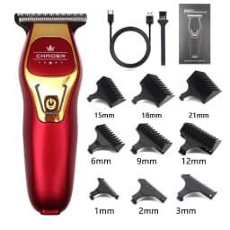 CHAOER A97 Professional Hair Clipper for Men 0 mm Shaved Head Hair Trimmer Machine USB Mini Cordless Hair Cutting Machine