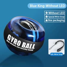 Power Wrist Hand Ball Trainer Ball Wrist Strengthener Gyro Self-Starting Forearm Trainer Gyro Ball for Strengthening Muscles
