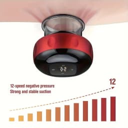 Smart Vacuum Cupper Body Cupping Scraping Massager Electric Heated Suction Cup Device Back Neck Arm Massager Relieve Fatigue