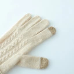 Winter High-Quality 100% Real Cashmere Touch Screen Gloves Women Soft Warm Stretch Knit Mittens Full Finger Guantes Female