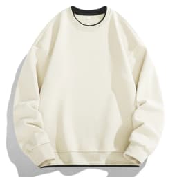 2026 Men O-Neck Basic Hoodies Male Casual Loose Harajuku Hoodles Sweatshirts Long Sleeve Tops Solid Color Streetwear Pullovers
