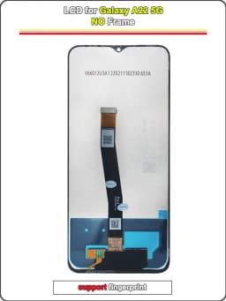 Tested LCD for Samsung Galaxy A22 5G A226B A226BR A226L Display Touch Screen Digitizer Assembly with Frame for Samsung A22 5G