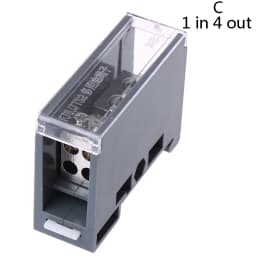 1PCS 150A Din Rail Terminal Block Distribution Box One in Multiple out Universal Power Junction Box for Circuit Breaker