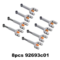 MOC Small Push Rod Kit 92693C01 Compatible with Legoeds Technical Systems