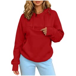 Men And Women Fall And Winter Casual Solid Color Pet Pocket Hooded Sweatshirt Funny Pullover Long Sweatshirt Jacket