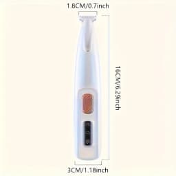 Rechargeable Cat and Dog Grooming Scissors, USB Powered Paw Trimmer, Professional Pet Hair Clipper, Cat and Dog Foot Razor