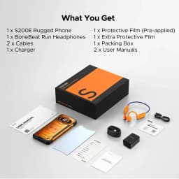 Doogee S200E 5g Rugged Phone 1.32" Amoled Rear Display 48Gb Ram(8Gb+40Gb) 256Gb Rom 10100Mah Ai Triple Camera Android 16 Mobile Phone